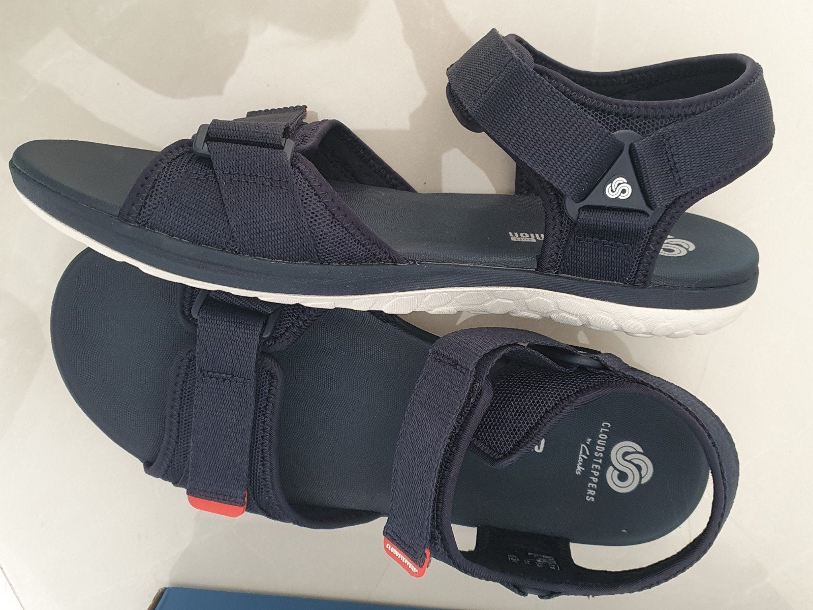 Clarks Cloudsteppers Sandalen - Nieuw, Maat 44, Sandalen, Blauw, Nieuw, Clarks