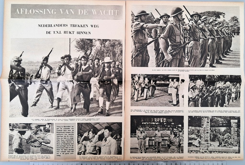 Leger Indië 1950; Nederlanders vertrekken, TNI rukt binnen, Verzamelen, Verzenden, 1940 tot 1960, Gebruikt, Overige onderwerpen