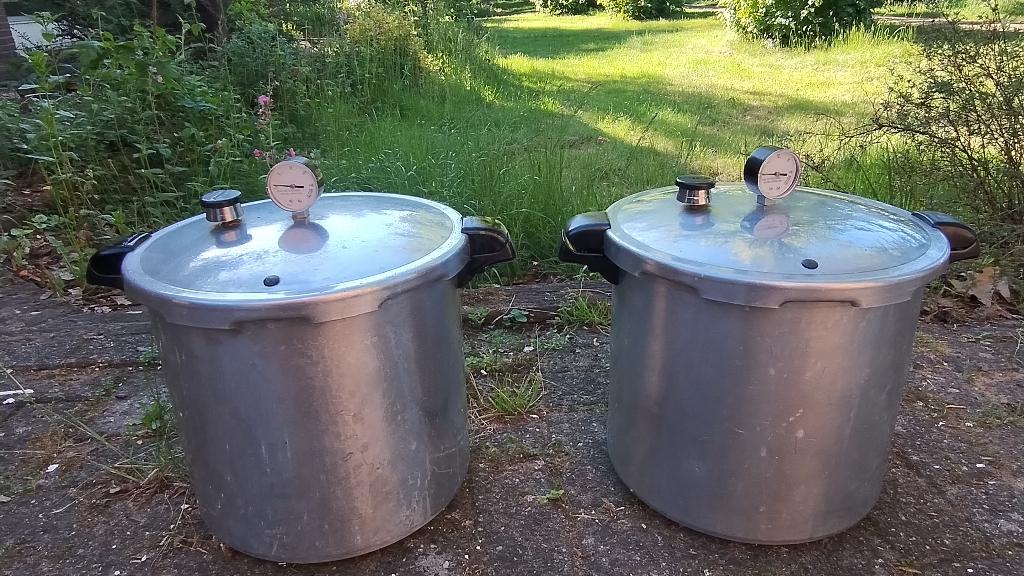Hogedruk inmaak ketel. Presto. 2 stuks. Pressure canners., Ophalen, Zo goed als nieuw, Overige typen