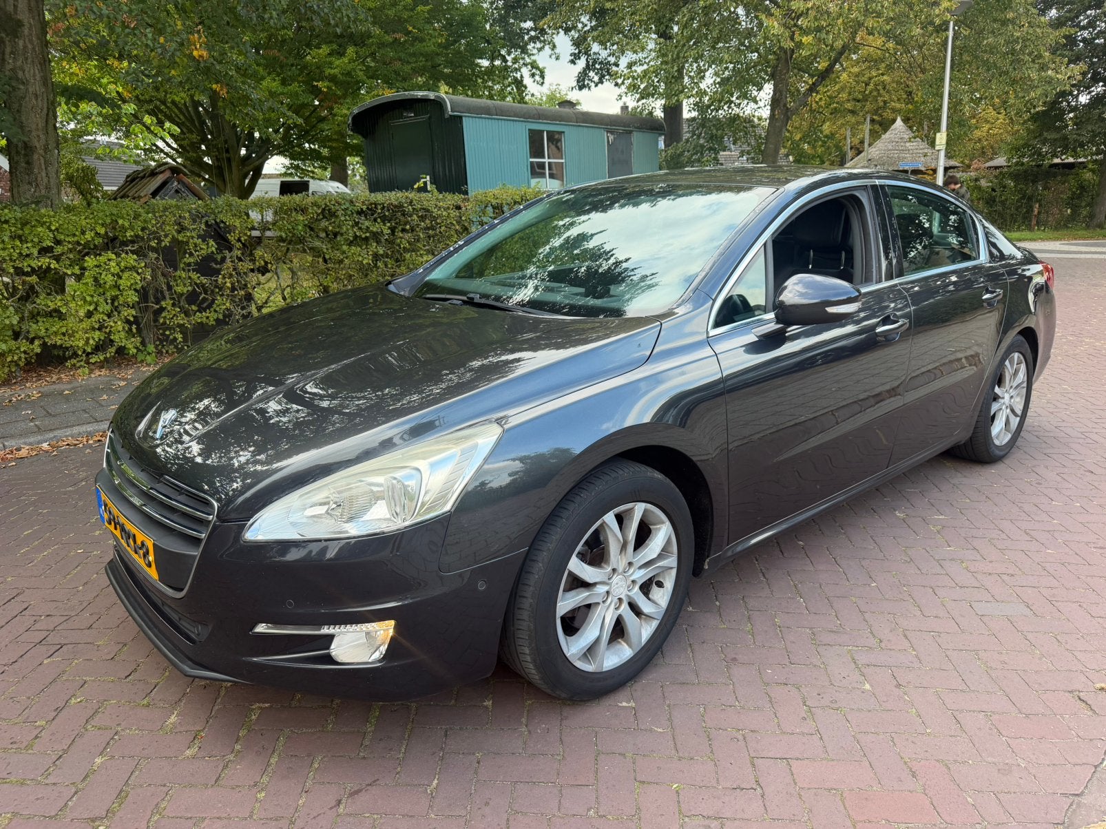 Peugeot 508 1.6 THP 115KW/156PK TREKH/APPLE CARPLAY/HEAD UP, Auto's, Voorwielaandrijving, Dealer onderhouden, Zwart, Leder en Stof
