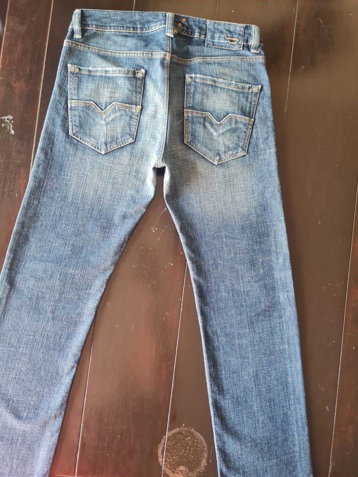 CLASSIC VINTAGE DIESEL LARKEE REGULAR STRAIGHT JEANS 33/32, Diesel, Blauw, Ophalen of Verzenden, Zo goed als nieuw