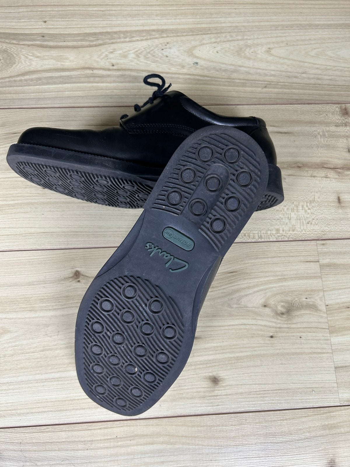 Clarks herenschoenen - Maat 44,5 - Zwart, Ophalen of Verzenden, Zo goed als nieuw, Zwart, Veterschoenen