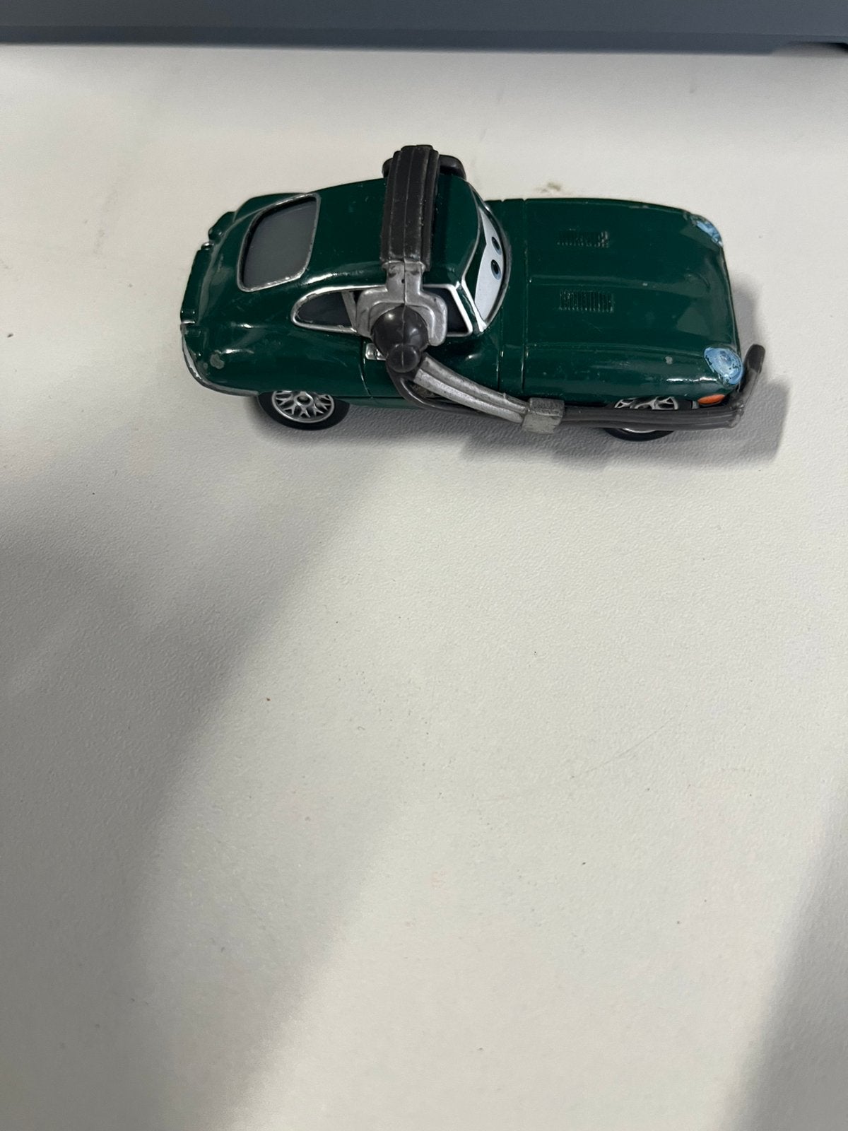 Disney Cars Jaguar E/Type met headset, Ophalen, Zo goed als nieuw