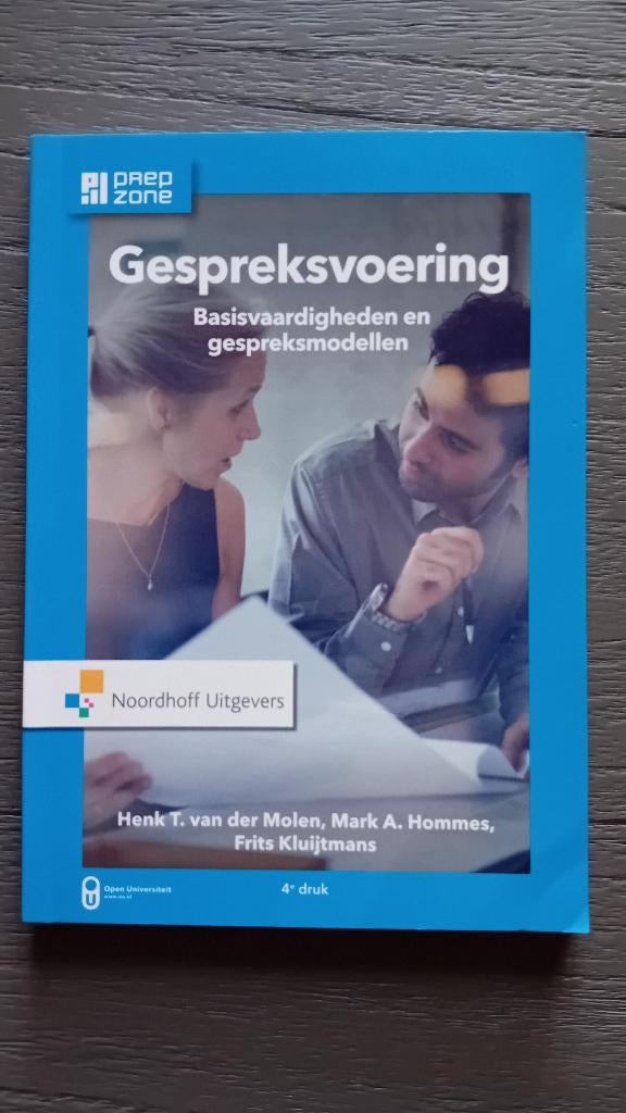 Gespreksvoering – basisvaardigheden en gespreksmodellen, Boeken, Ophalen of Verzenden, Beta, Zo goed als nieuw, HBO