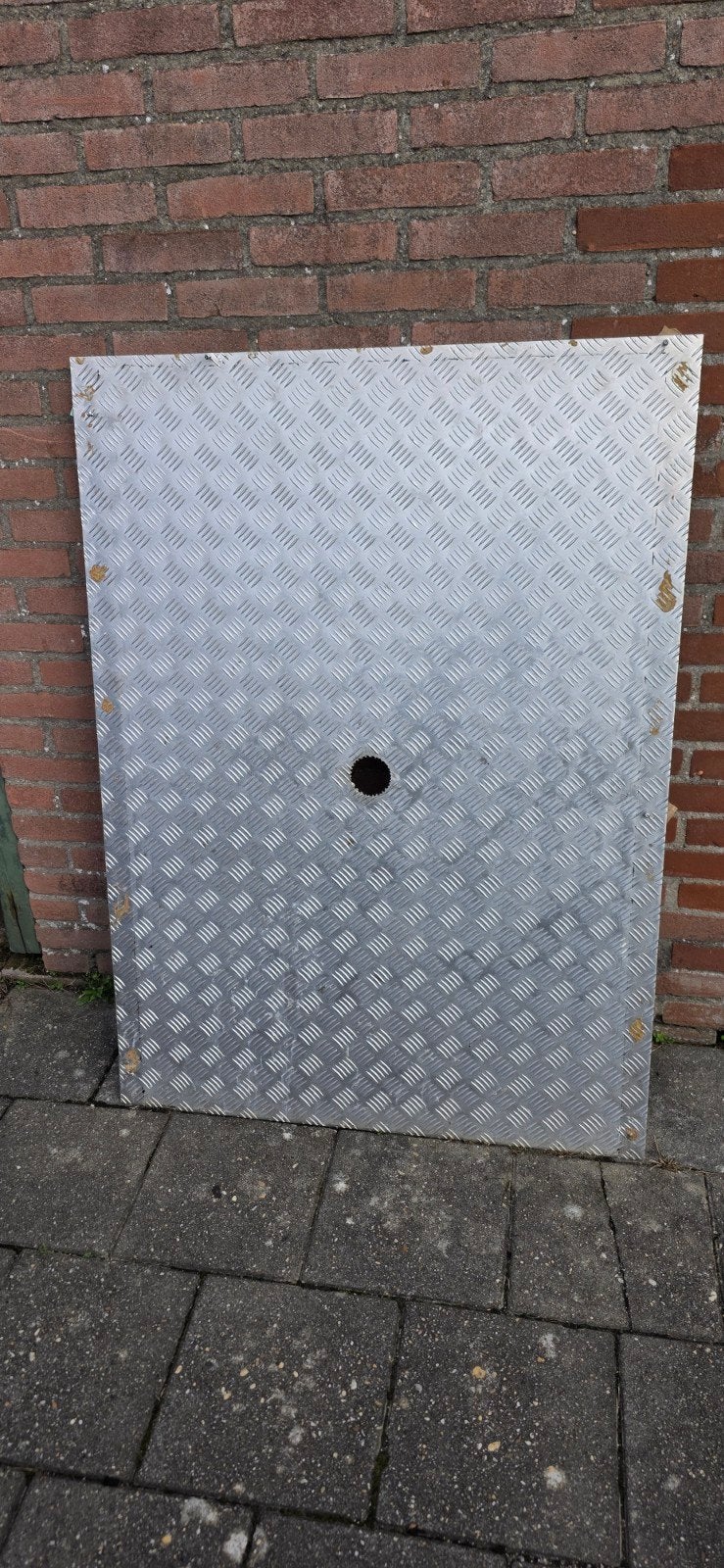 Traanplaat (aluminium] 3 mm, Ophalen, Gebruikt, Aluminium