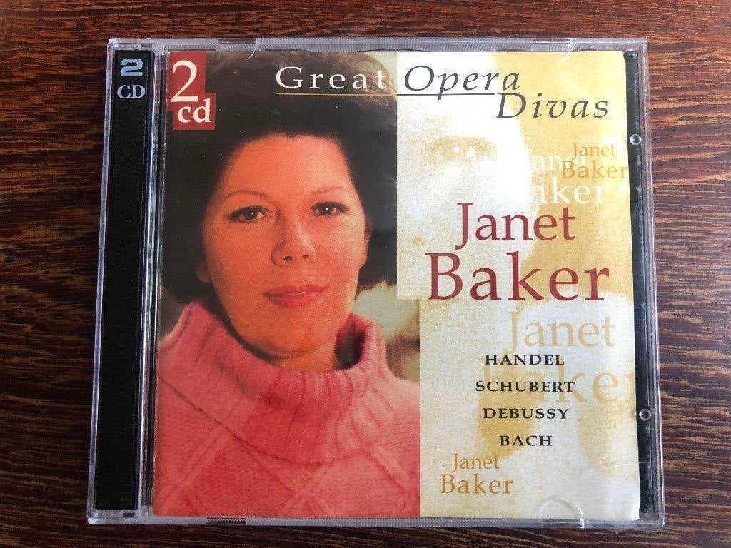 ( Janet Baker – Händel - Schubert - Debussy - Bach - 2 CD, Cd's en Dvd's, Cd's | Klassiek, Ophalen of Verzenden, Barok, Zo goed als nieuw