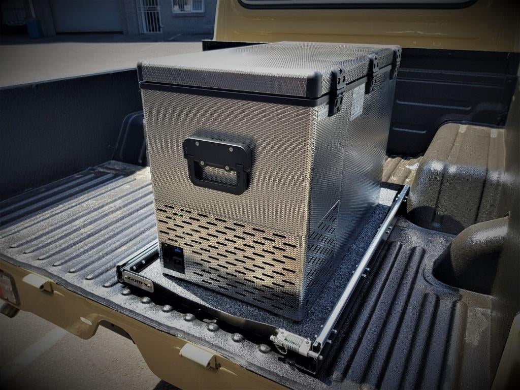 Opruiming! Gobi-X Fridge Slides Lade voor Koelkasten, Caravans en Kamperen, De Amert 138, 4x4 Center, Info@4x4center.nl, Koel-accessoire