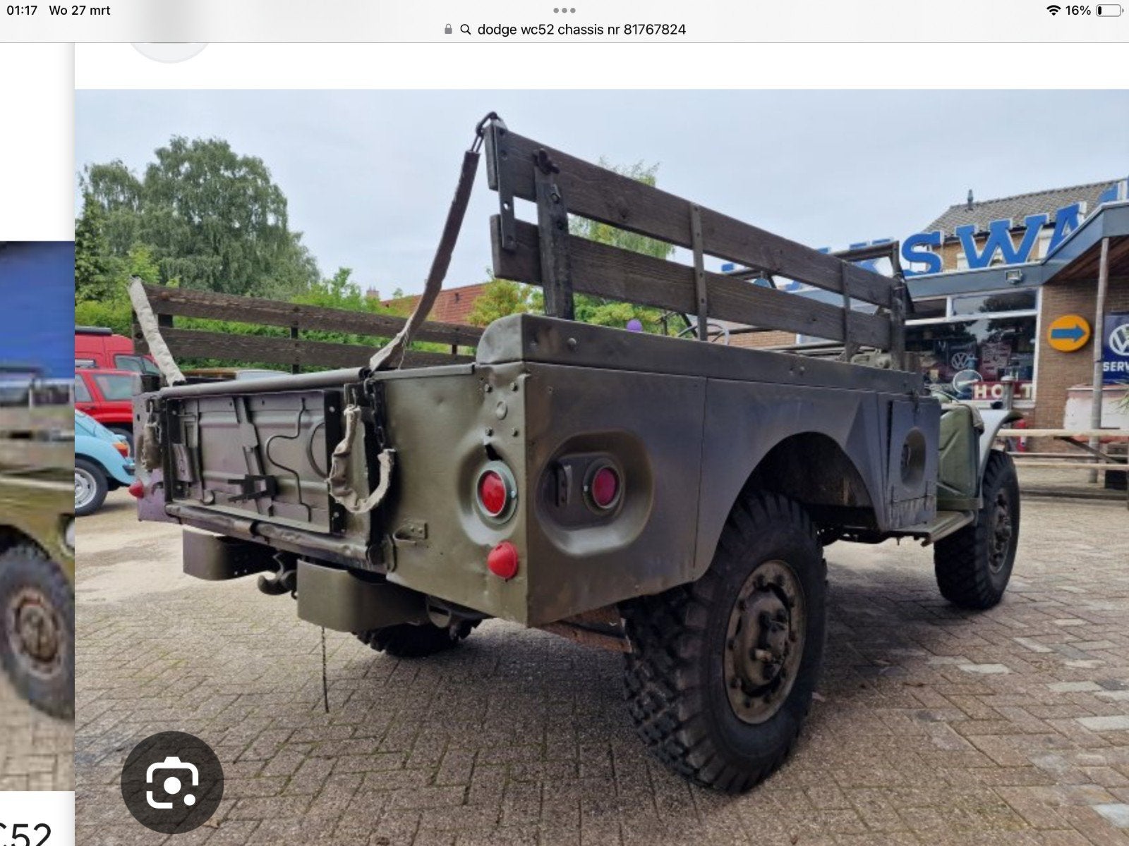 Te koop. Dodge wc52, foto 4