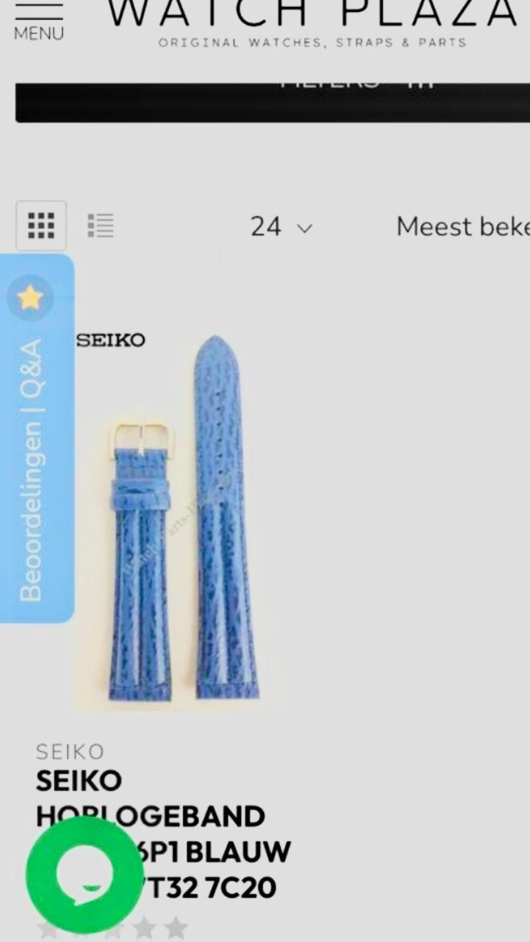 Gezocht-Seiko SQ100 Croco Horloge band, Ophalen of Verzenden, Zo goed als nieuw
