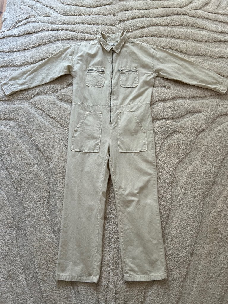 Nieuwe off white jumpsuit van Mango, maat M, 100% katoen., Kleding | Dames, Jumpsuits, Ophalen of Verzenden, Nieuw, Maat 38/40 (M)