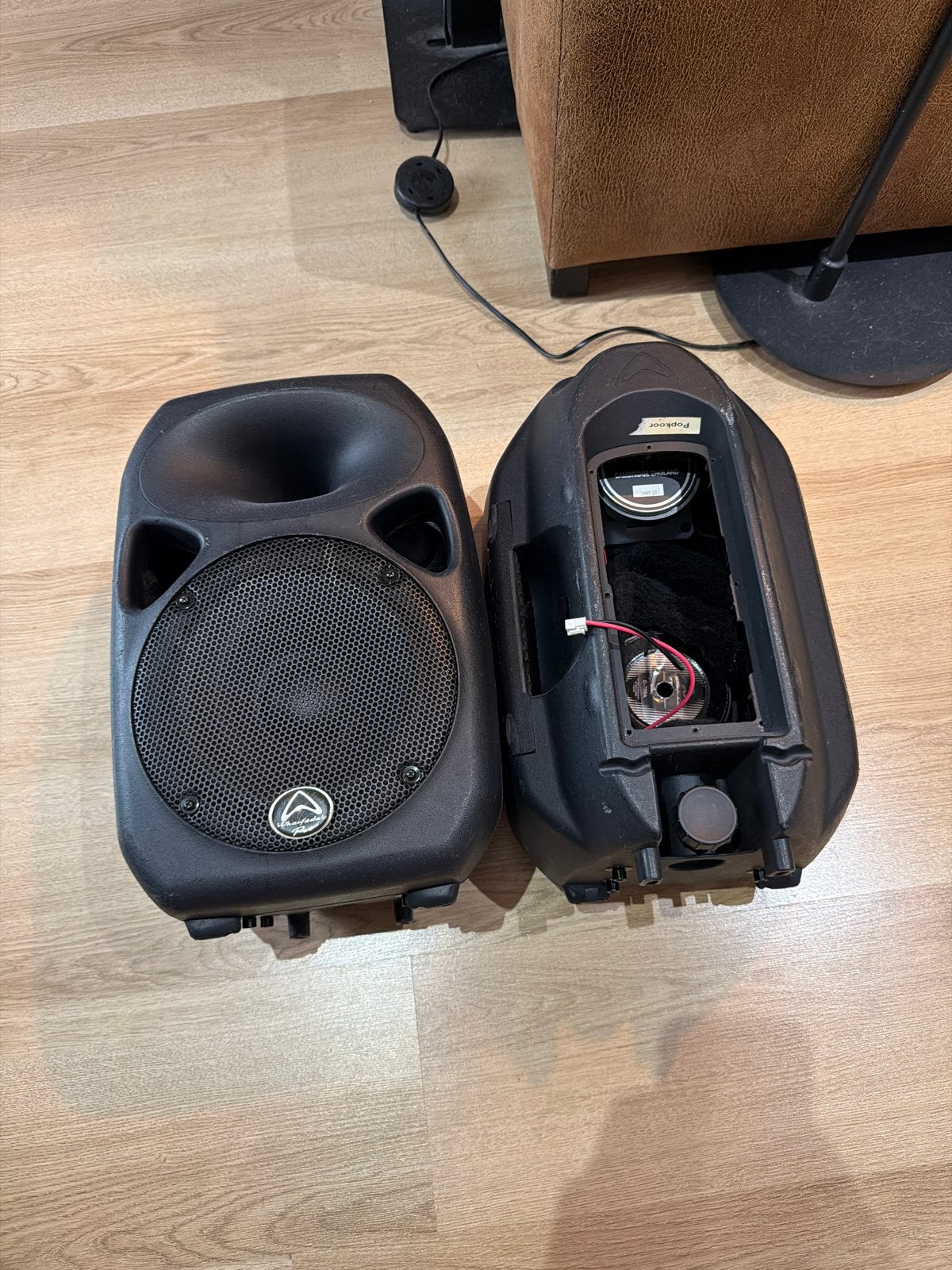 2x Wharfedale Titan Pro 8 - Zonder versterkermodules, 150 watt of meer, Wharfedale, Party speaker, Ophalen of Verzenden