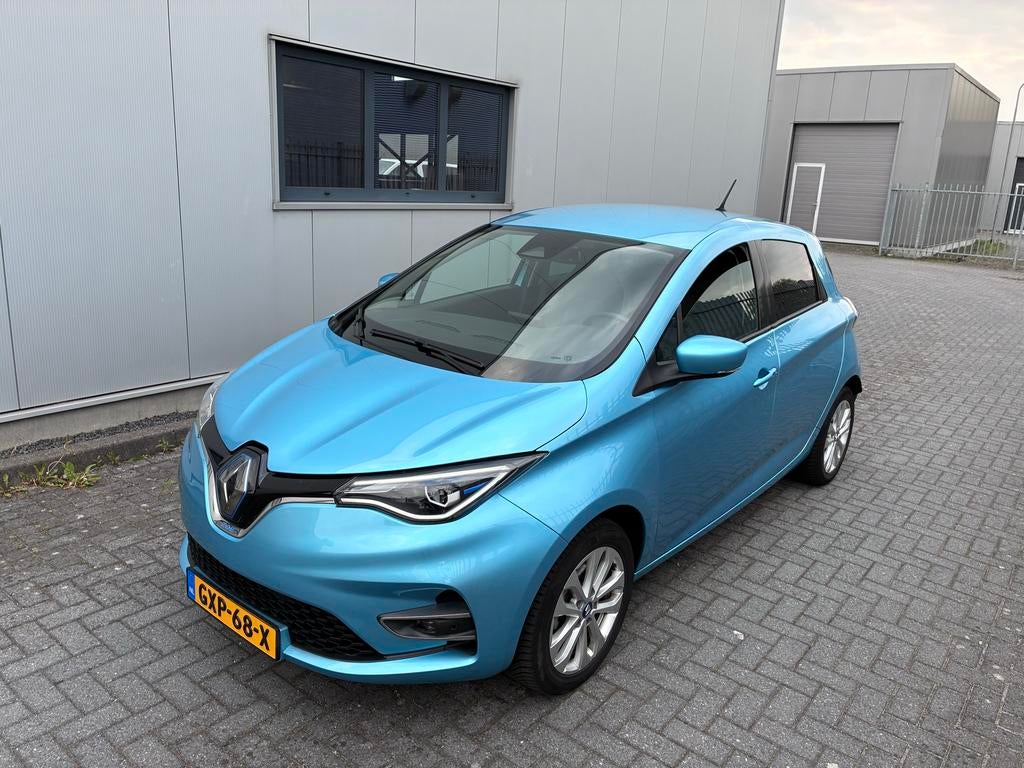 Renault ZOE R135 135pk 2019 41000km Blauw Koopaccu, Stof, Blauw, 180 min, Elektrisch