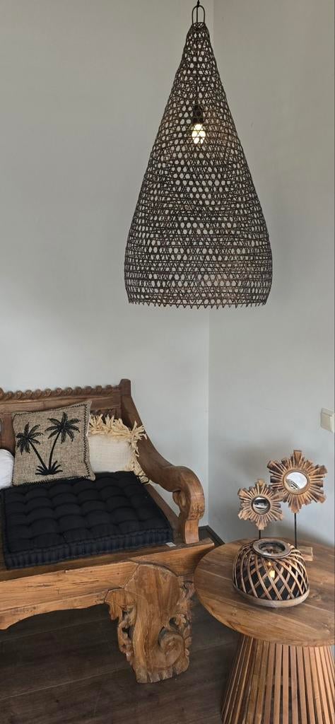 Hanglamp Japandi van Mooi Bali, Ophalen, Nieuw, 75 cm of meer