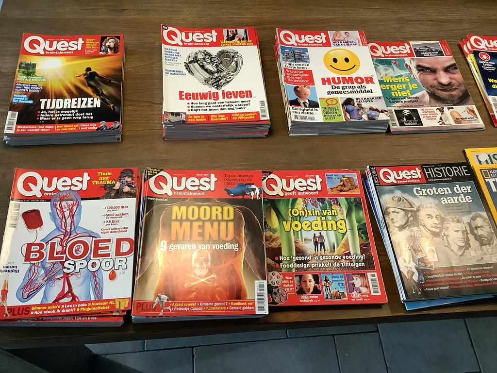 70 x quest/NG, Ophalen, Zo goed als nieuw, Wetenschap en Natuur