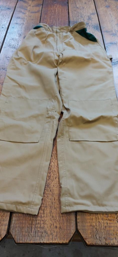 Beige werkbroek gevoerd seyntex maat 46/S en 50/M NIEUW, Beige, Seyntex, Nieuw, Overige maten