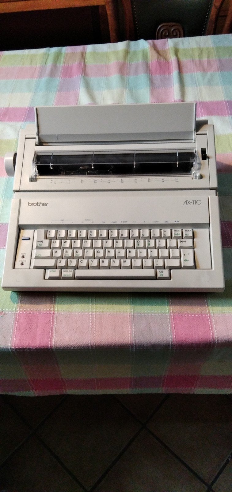 Brother AX 110, elektrische typemachine, Diversen, Ophalen of Verzenden, Gebruikt