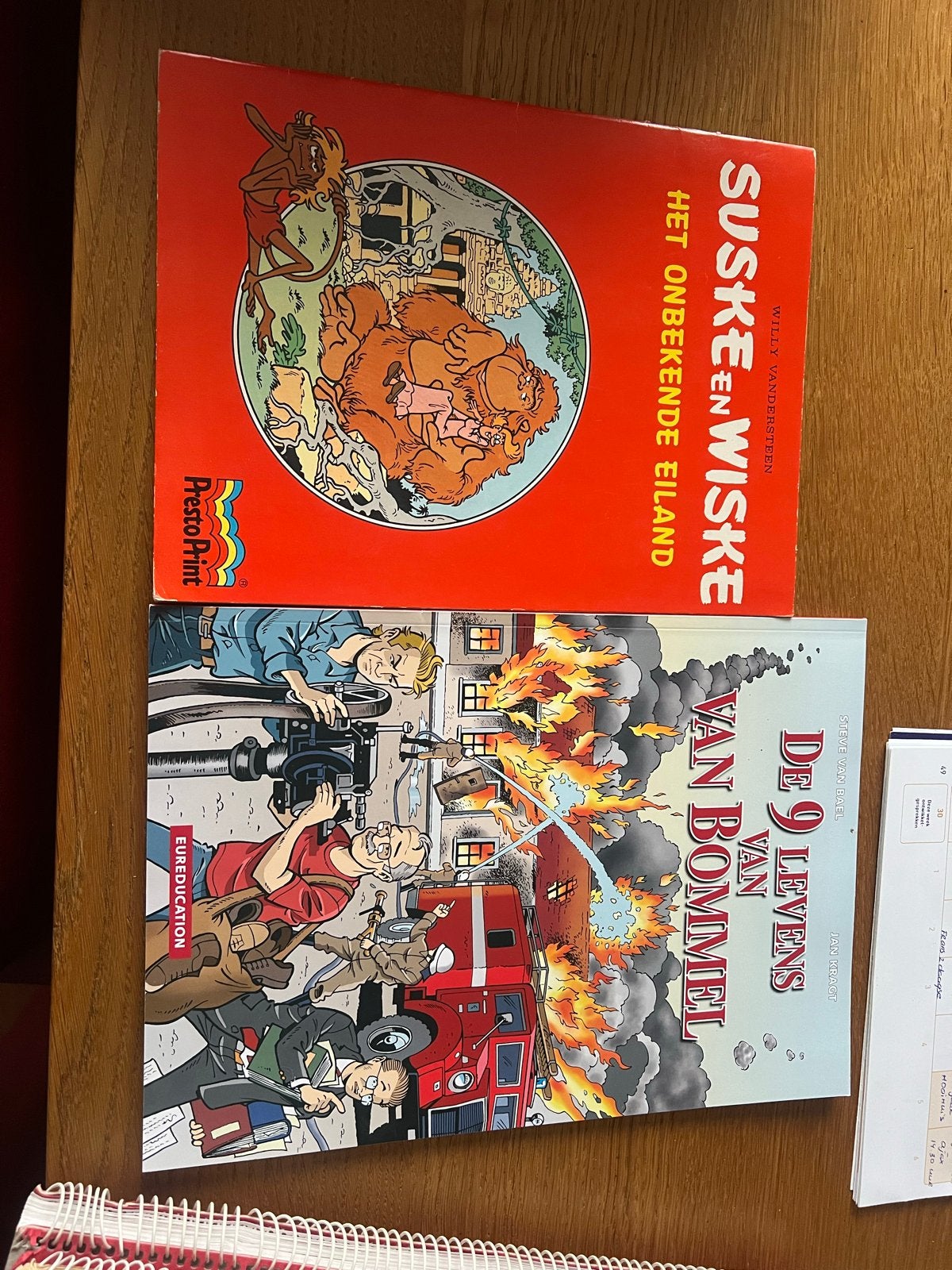 Suske en Wiske & De 9 Levens van Van Bommel stripboeken, Meerdere stripboeken, Ophalen of Verzenden, Gelezen