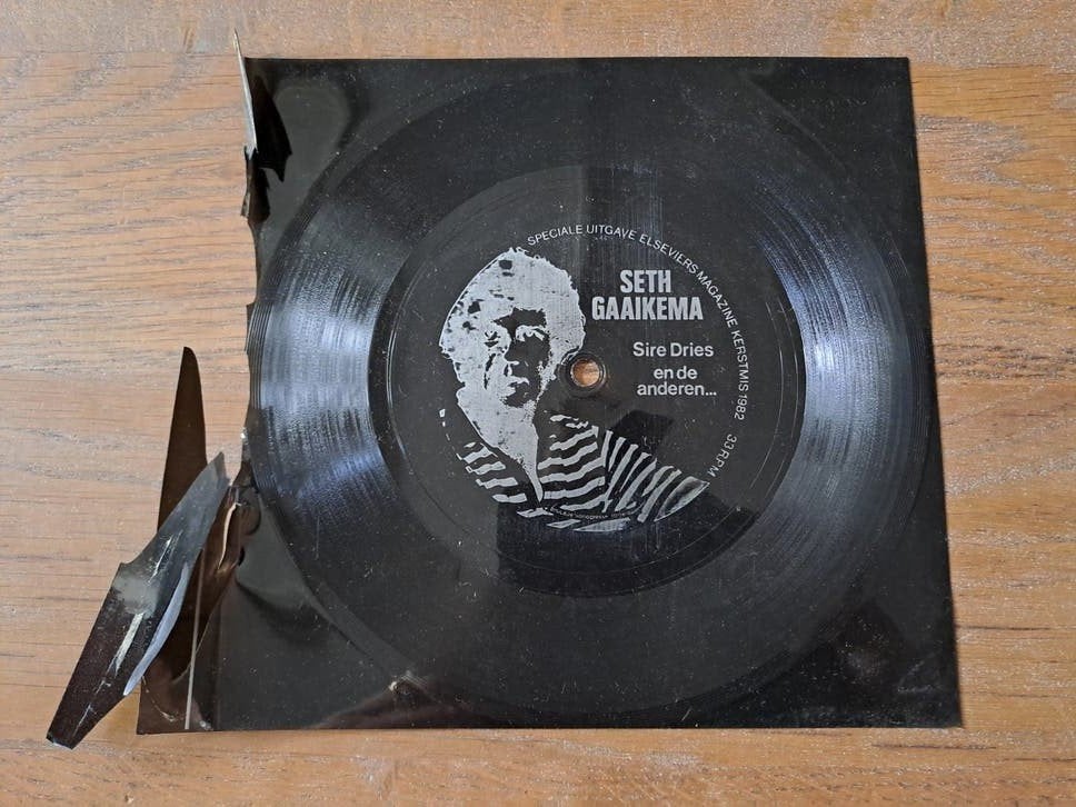 Seth Gaaikema - Sire Dries en de anderen... (Kerstmis 1982), Cd's en Dvd's, Gebruikt, Originele persing, 7 inch, Ophalen of Verzenden