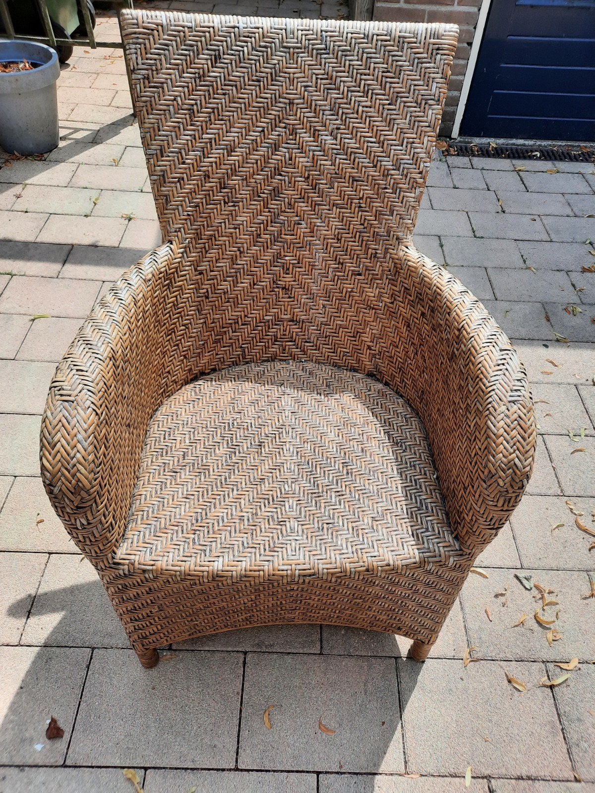 6 Wicker tuinstoelen, Ophalen