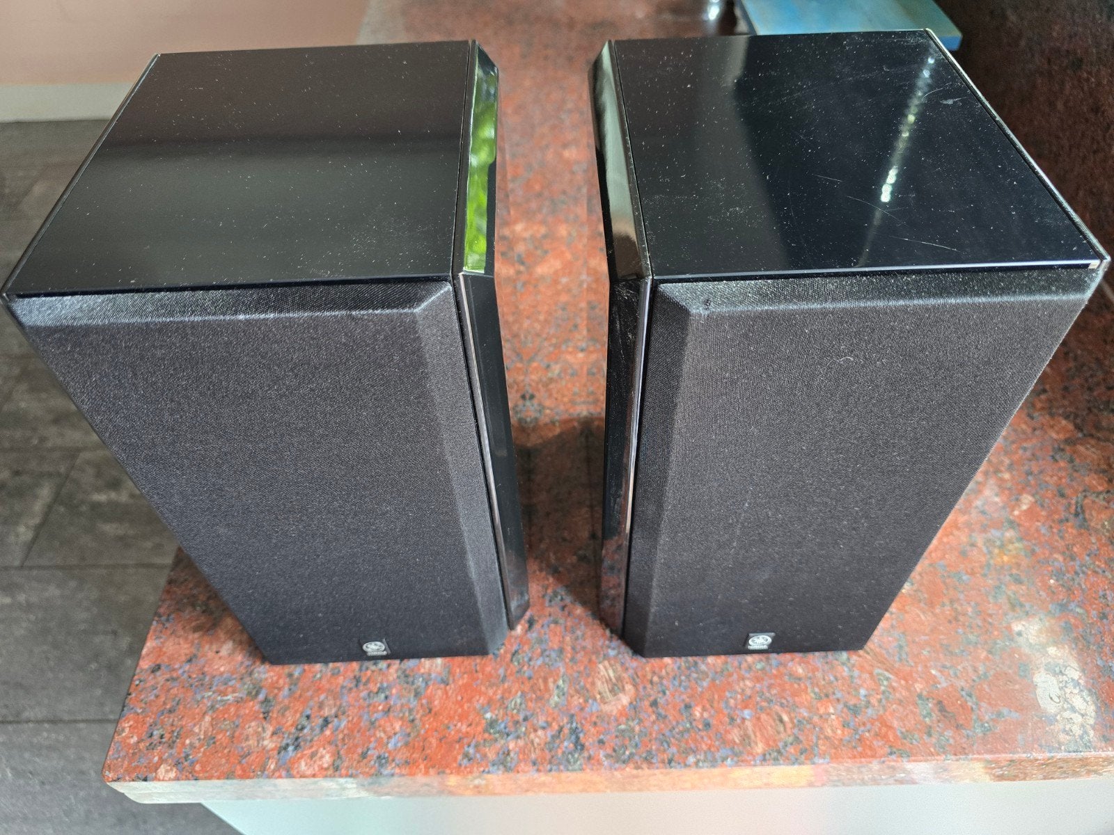 Yamaha NS-E100 Boekenplank Luidsprekers - Zwart, Verzenden, Yamaha, Zo goed als nieuw, Geschikt voor surround/home cinema