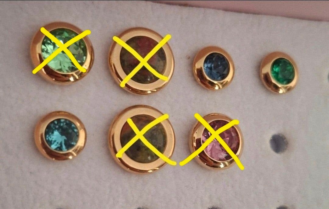 Melano VIVID goud meddy, Sieraden, Tassen en Uiterlijk, Piercings, Ophalen of Verzenden, Zo goed als nieuw, Goud, Oor- of Traguspiercing