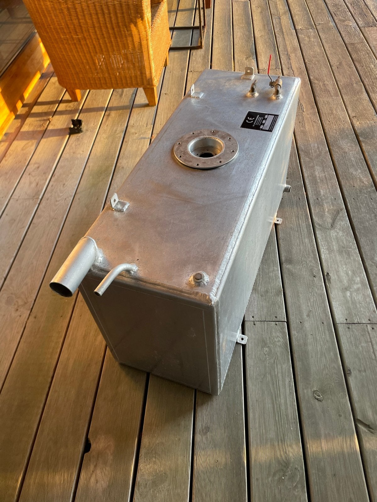 Aluminium brandstoftank 160 liter, Ophalen, Gebruikt, Motor en Techniek