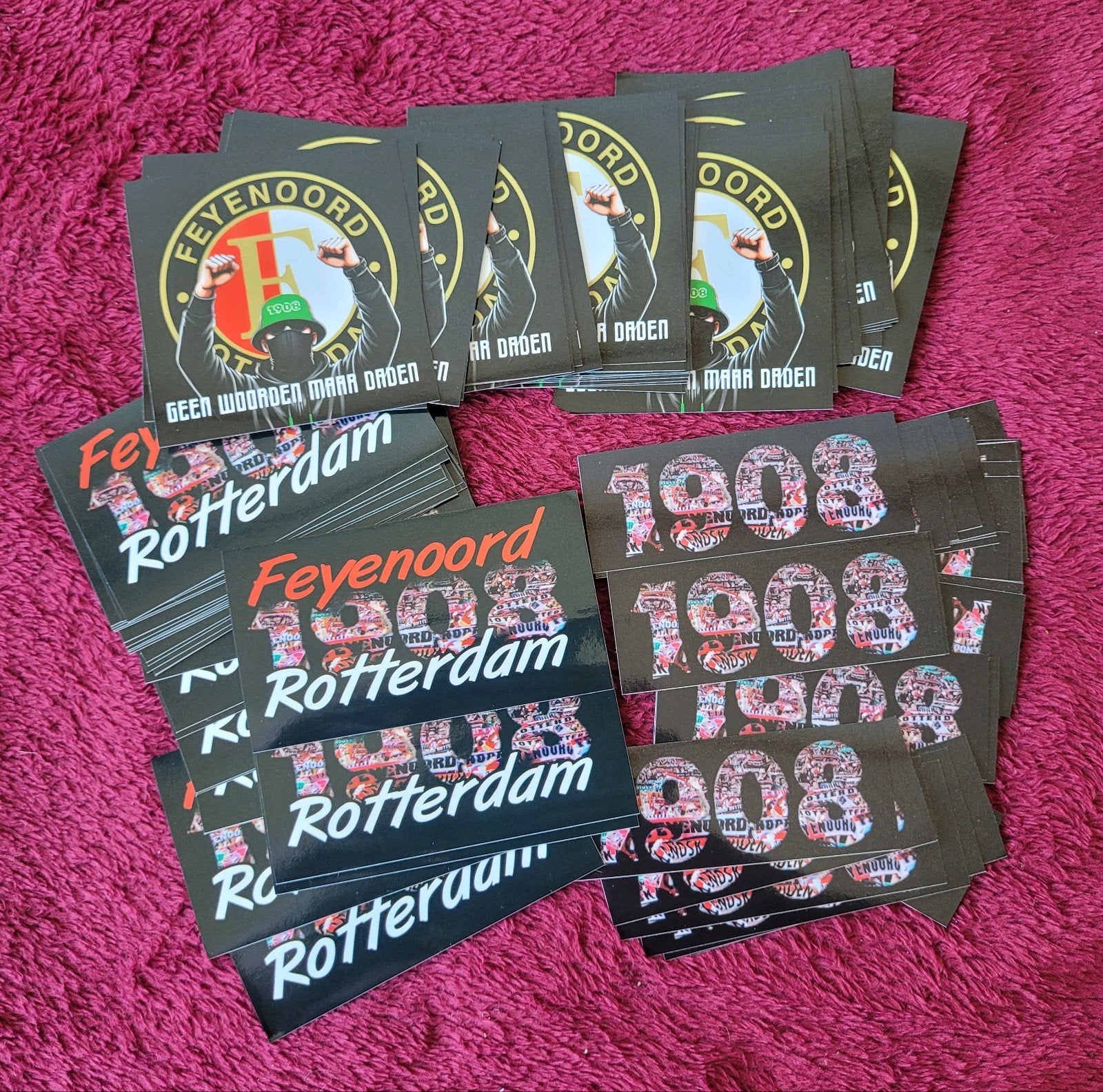 Feyenoord Rotterdam Stickers - Nieuw, Ophalen of Verzenden, Nieuw, Sport
