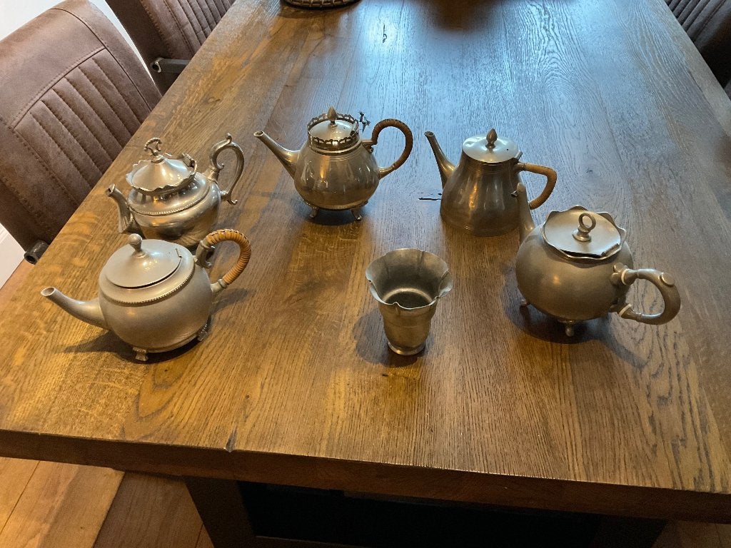 Brocante theepotten, Ophalen