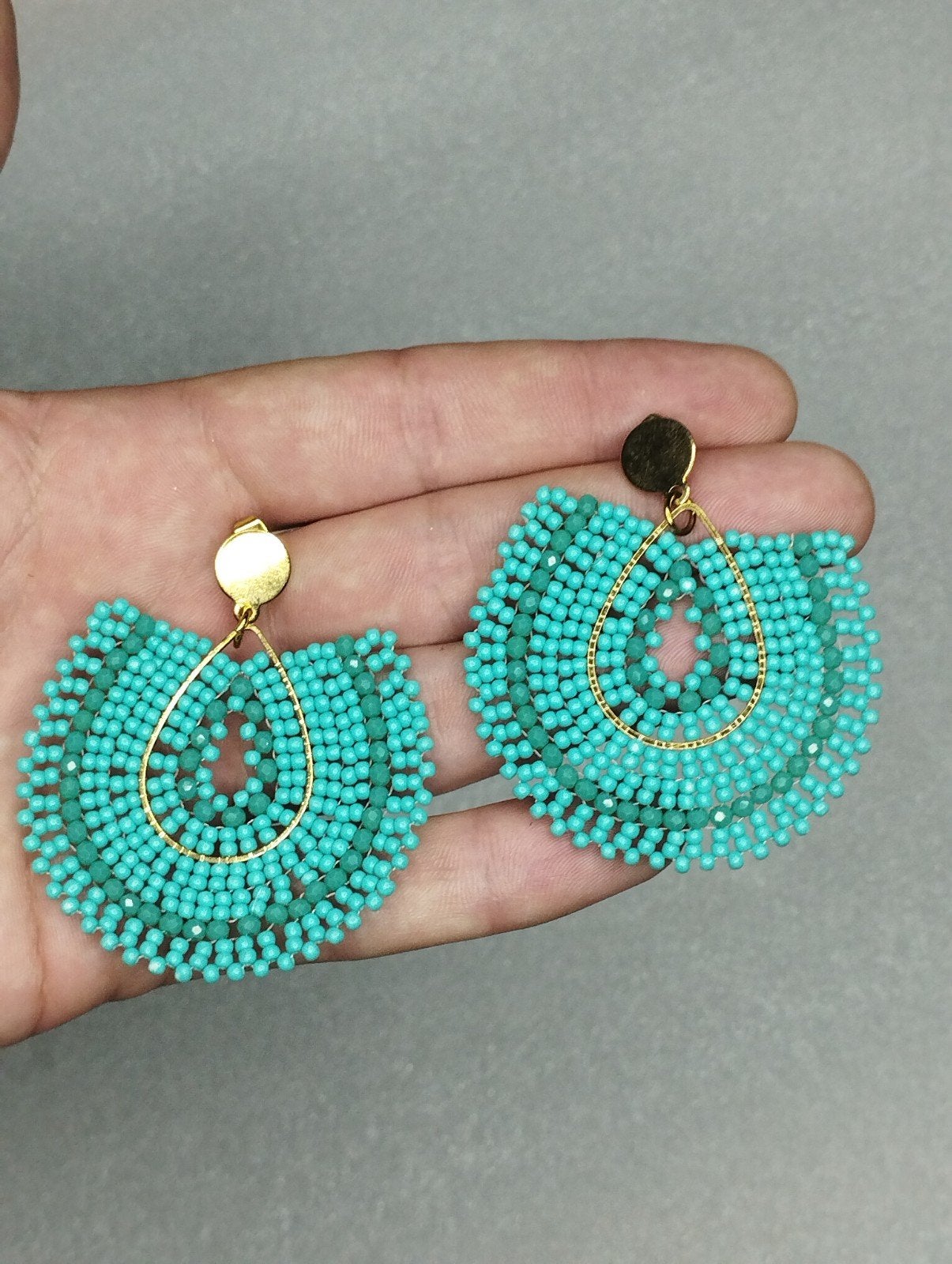 Prachtige grote oorbellen, Ophalen of Verzenden, Zo goed als nieuw, Zilver, Overige materialen