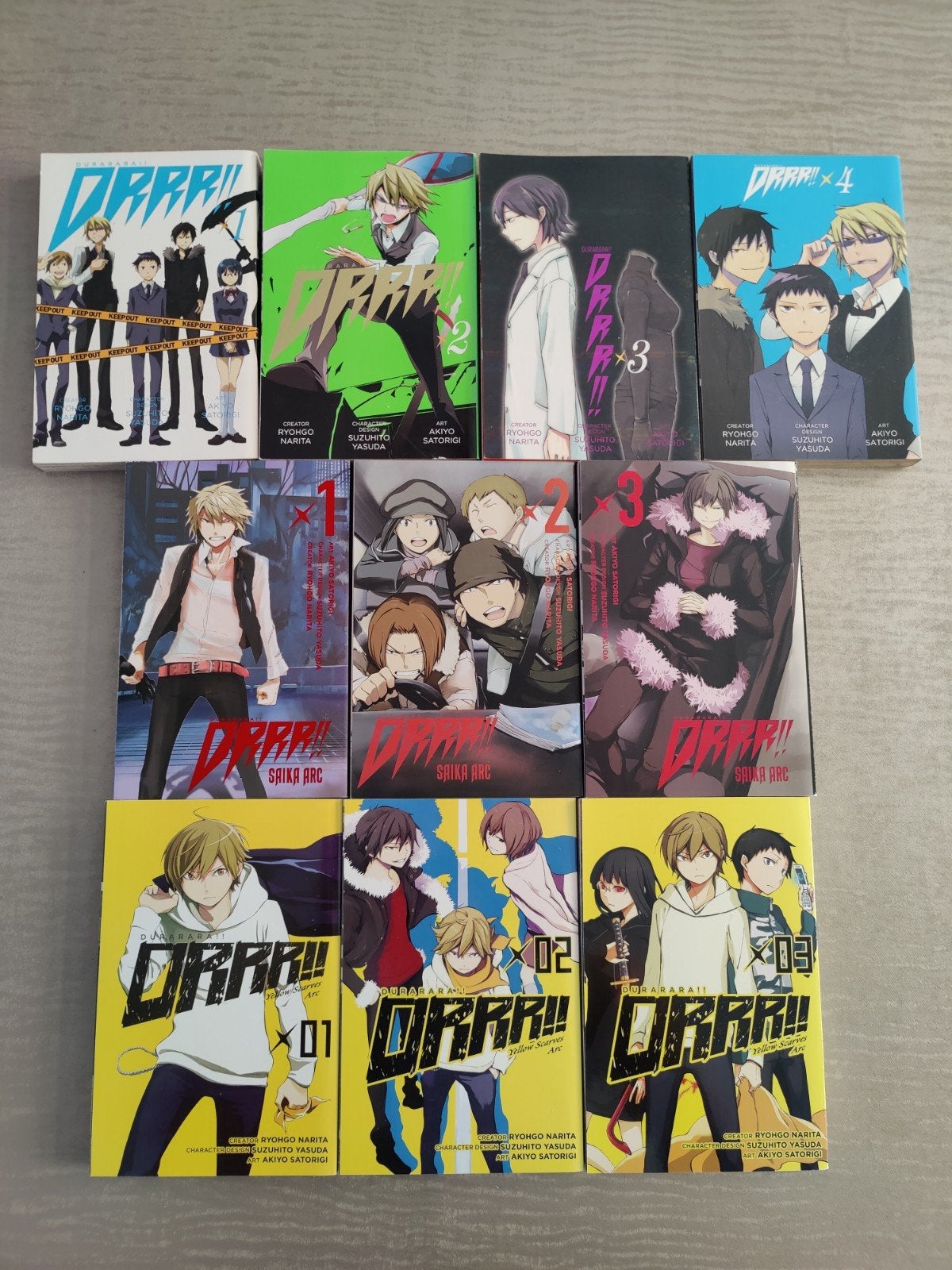 Durarara Manga Collectie - Diverse delen, Ophalen of Verzenden, Zo goed als nieuw