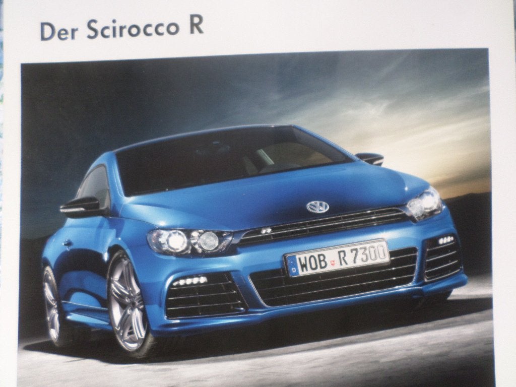 Volkswagen VW Scirocco R brochure, Ophalen of Verzenden, Zo goed als nieuw, Volkswagen