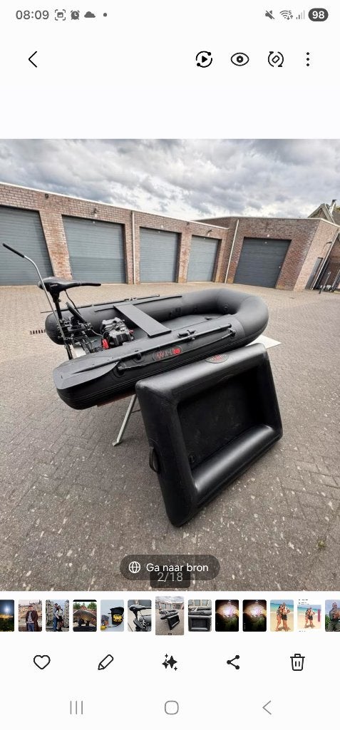Raptor XLT245, Watersport en Boten, Ophalen, Gebruikt, Overige typen