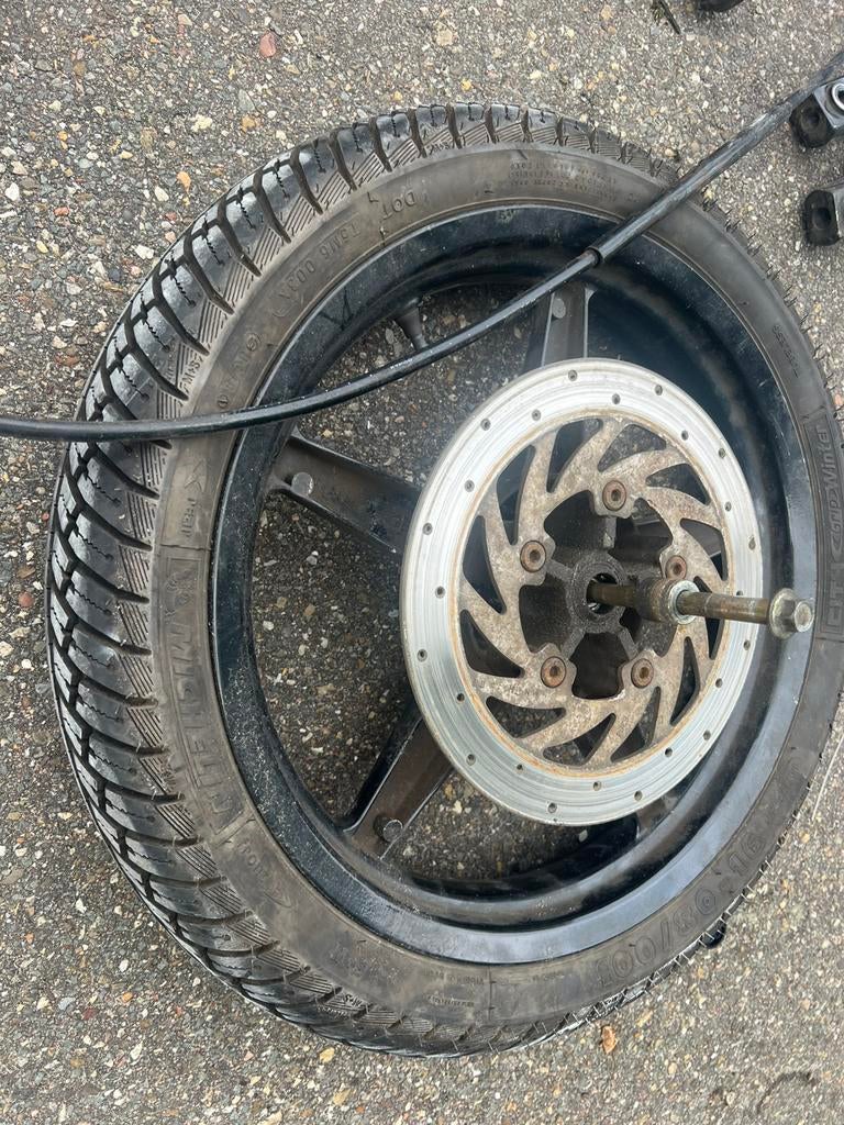 Kymco people s onderdelen wielen uitlaat kappenset, Motoren, Ophalen, Zo goed als nieuw