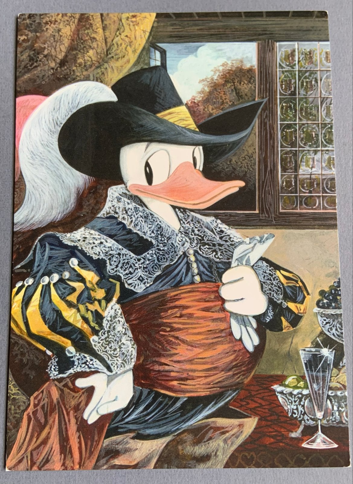 Donald Duck als Gans Hals - Rijksmuseum, Verzenden, 1980 tot heden, Ongelopen, Cultuur en Media