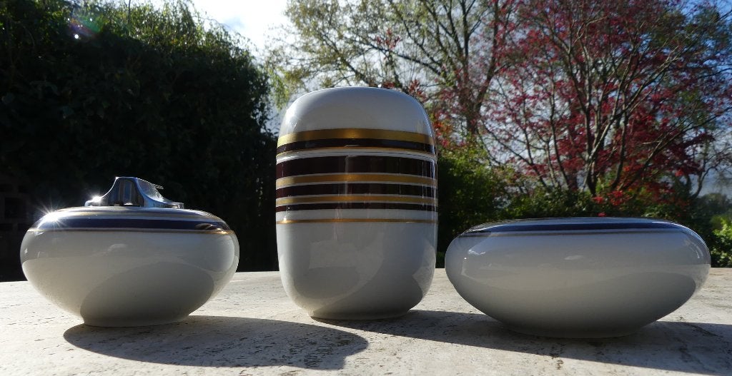 Arzberg '70 Rookset Tafel Aansteker + Asbak + Sigaretten pot, Ophalen of Verzenden