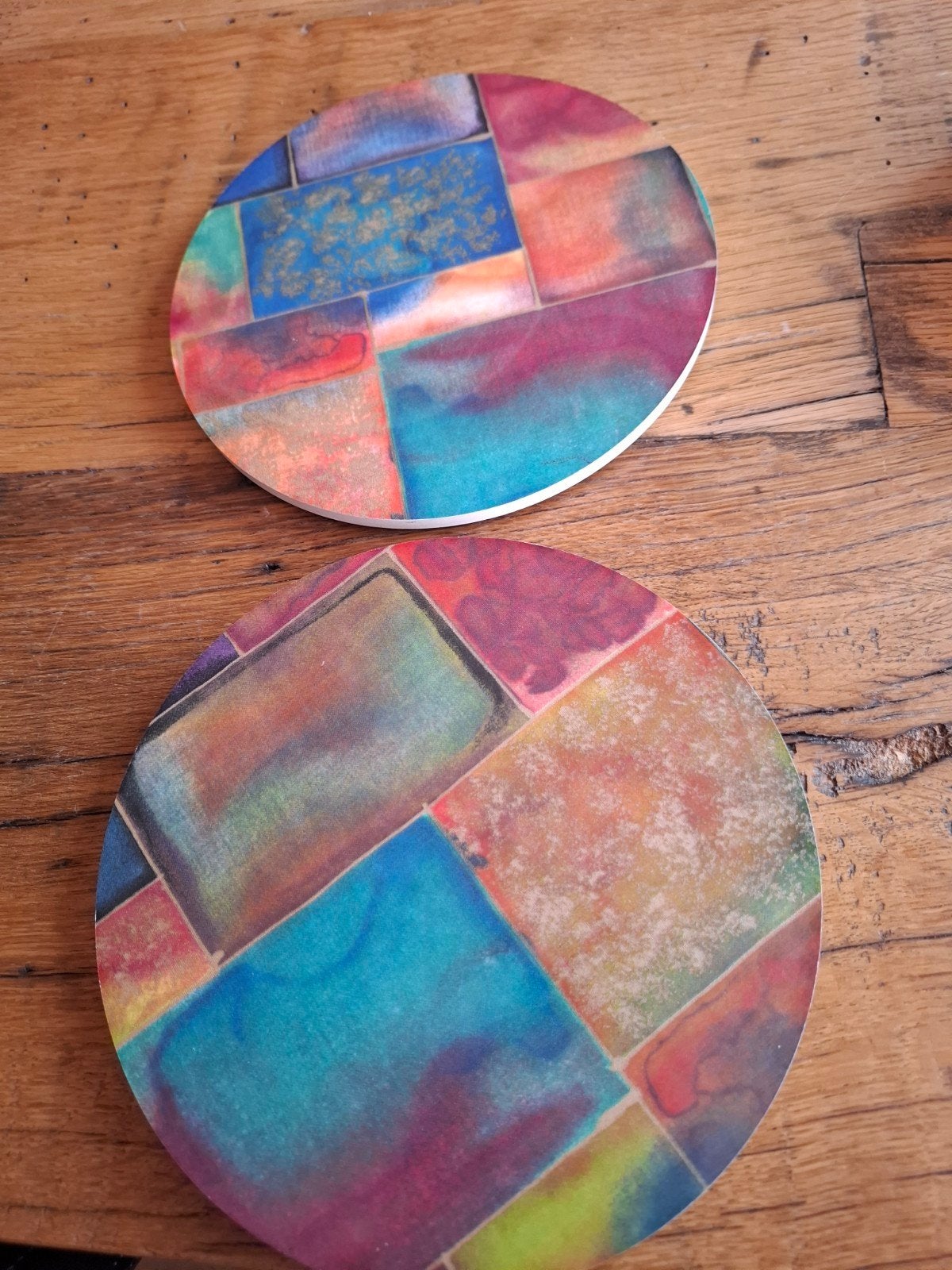 2  pannenonderzetters, Ophalen of Verzenden, Kunststof