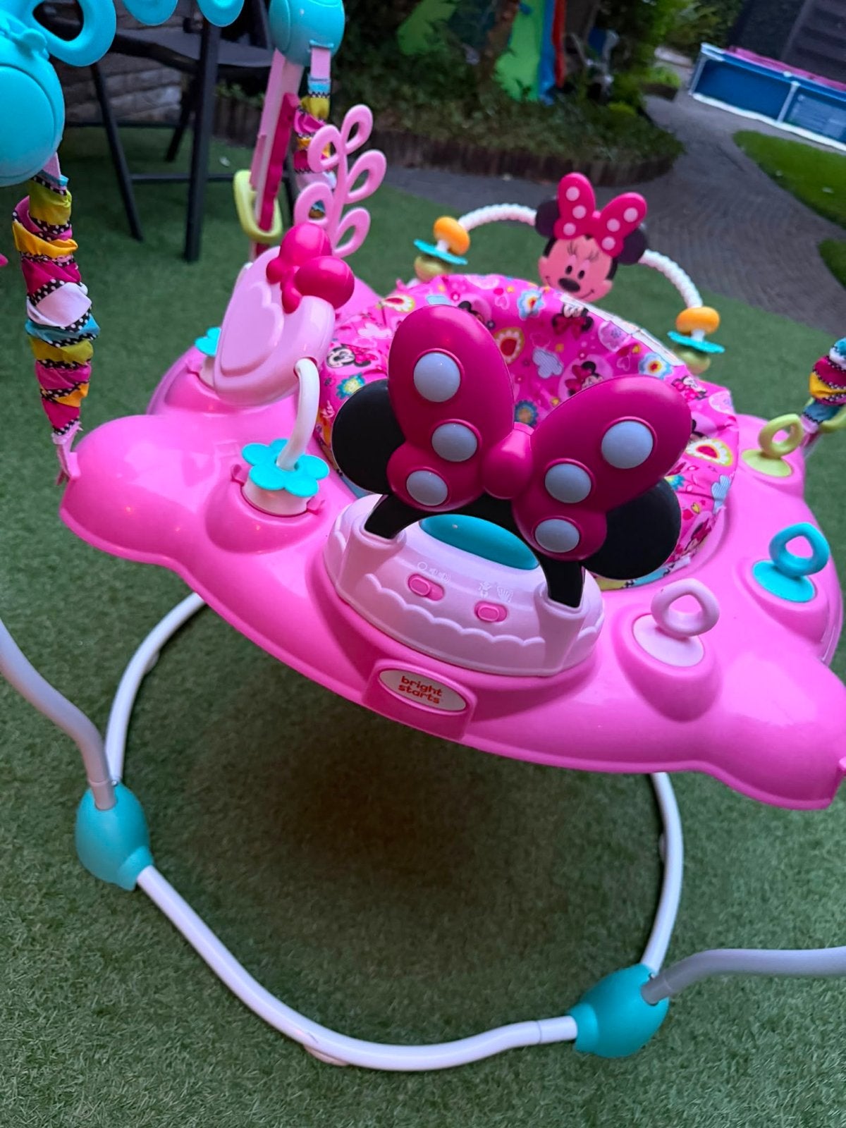 Bright Starts Minnie Mouse Jumper met Geluid en Licht, Ophalen, Zo goed als nieuw, Overige typen, Met licht