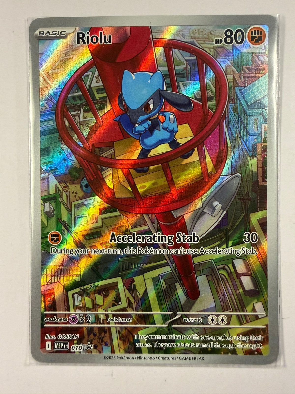 Riolu #010 promo (Engels) - Pokémon TCG, Ophalen of Verzenden, Zo goed als nieuw