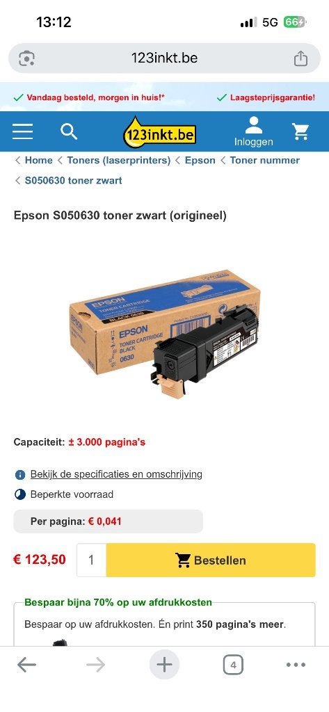 Epson AcuLaser CX29NF CX2900N toners, Computers en Software, Printerbenodigdheden, Nieuw, Toner, Verzenden