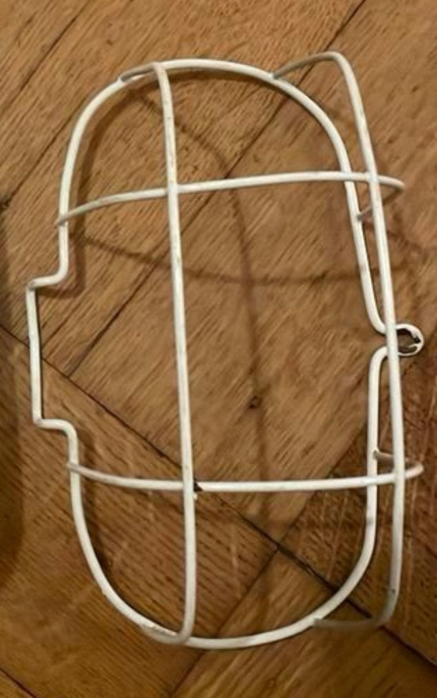 Ovaal Bullseye lampenkap/beschermrek voor wandlamp rek lamp, Ophalen of Verzenden, Zo goed als nieuw