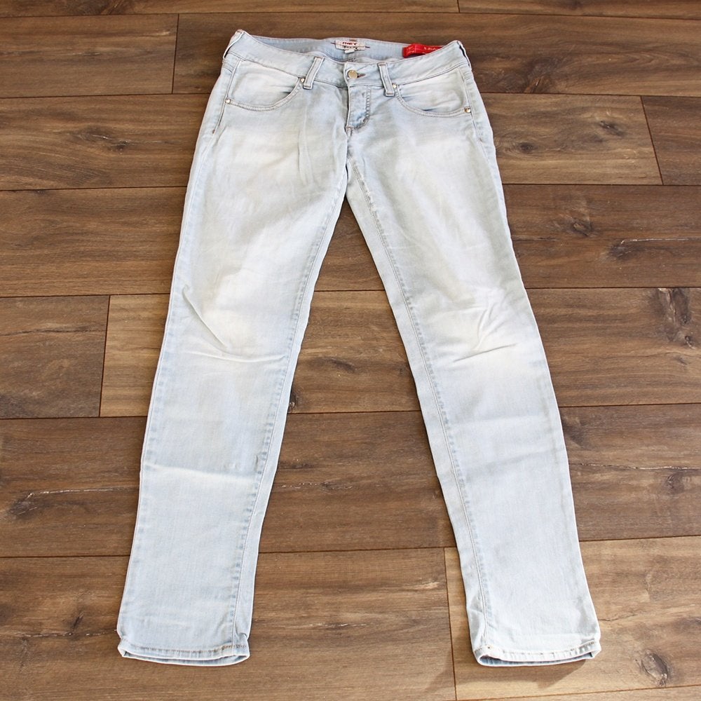 Mooie Met Injeans Spijkerbroek (Maat 29/36) - 67 € 40,-, Blauw, Zo goed als nieuw, W28 - W29 (confectie 36), Met Injeans
