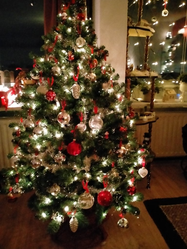 Kerstboom Triumph Tree Jewel Pine 155 cm 240 LED-lampjes, Ophalen, Zo goed als nieuw