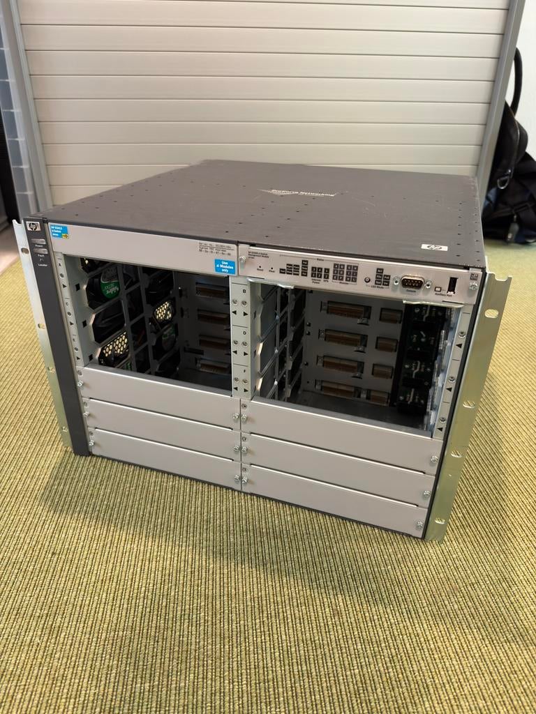 HP ProCurve E5412 zl Switch + 5x PoE Mod + 1x SFP Mod, Computers en Software, Netwerk switches, Gebruikt, Ophalen