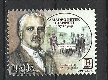 Italië-9, Ophalen of Verzenden, Gestempeld