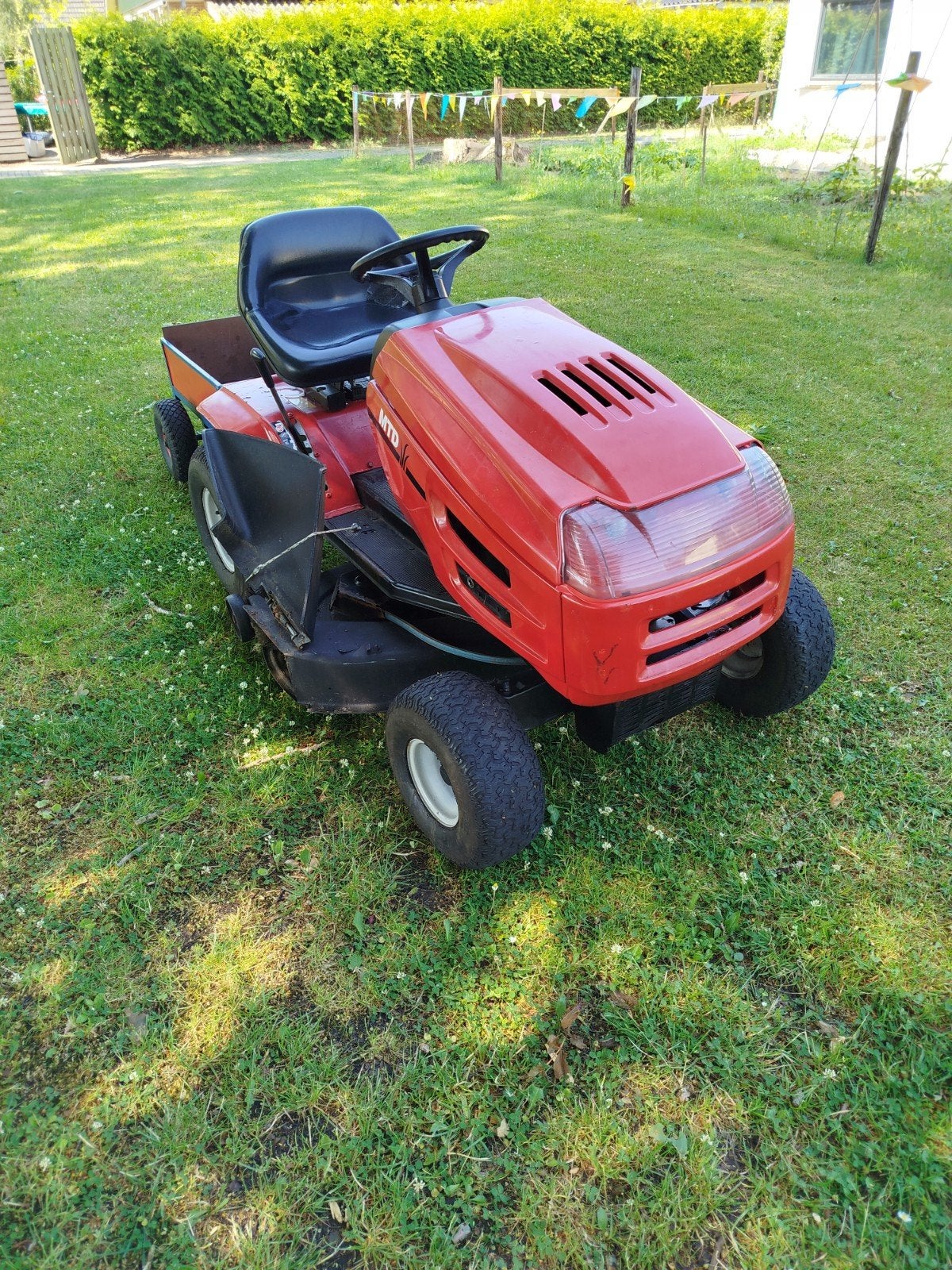 Mtd zit maaier met midden maaidek plus kar, Ophalen, Gebruikt, 50 cm of meer