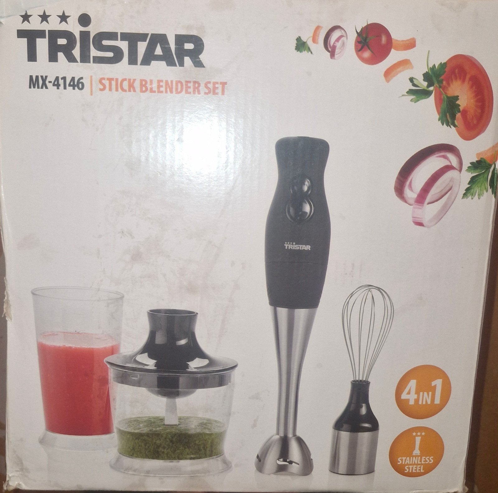 TRISTAR 4-in-1 Mixer - Nieuw in doos, Minder dan 1 liter, Ophalen, Nieuw, Vaatwasserbestendig