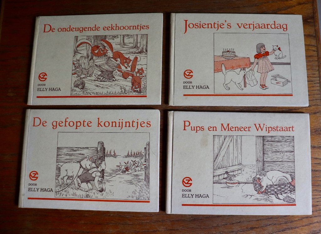 Serie boekjes Elly Haga uit 1941: Josientje's verjaardag.., Ophalen