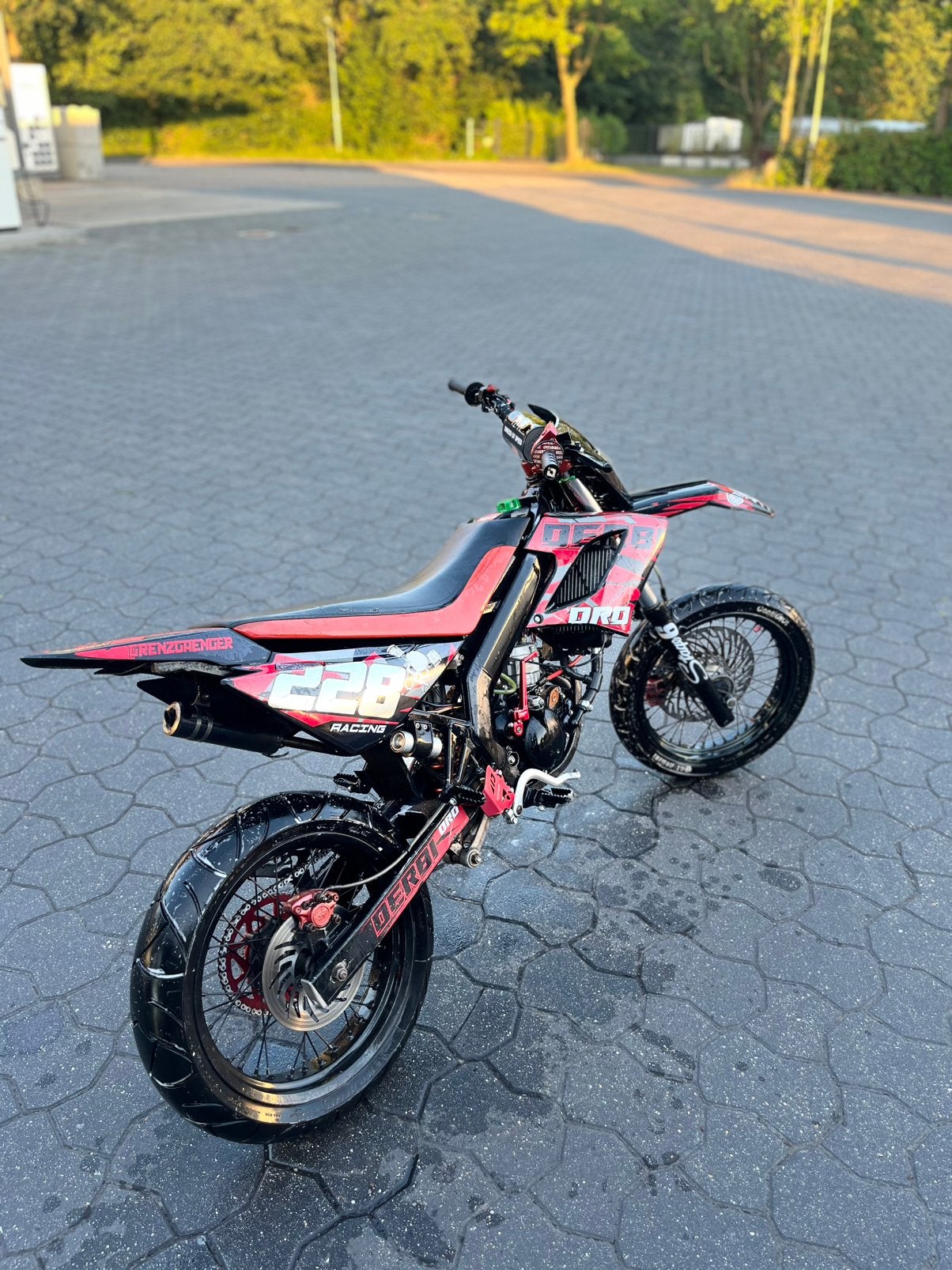 Kappenset derbi drd racing 2005-2010, Ophalen of Verzenden, Zo goed als nieuw, Kap