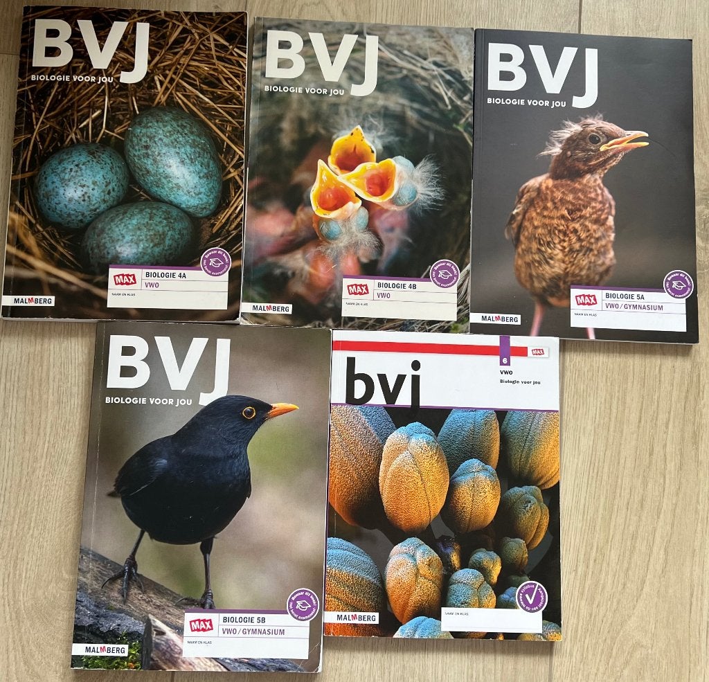 BVJ Biologie voor jou VWO boeken (set), Ophalen of Verzenden, Zo goed als nieuw, VWO, Biologie