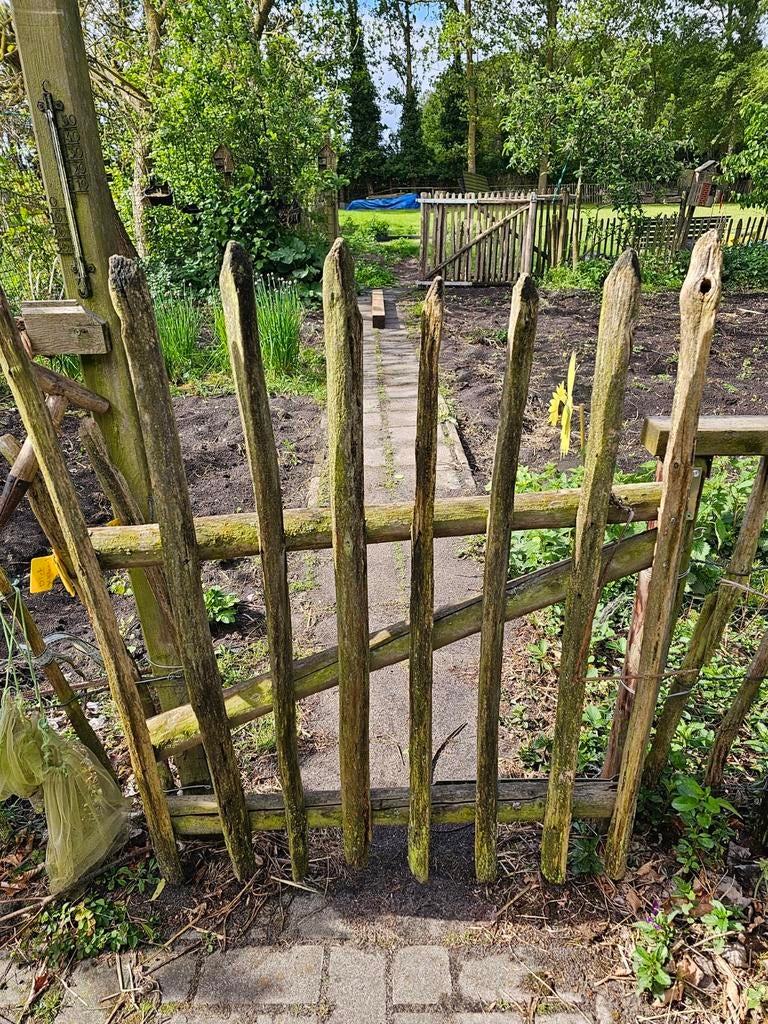 Schapenhek deurtje 86 x 1 mtr, Ophalen, Gebruikt, Hout, Tuinhek